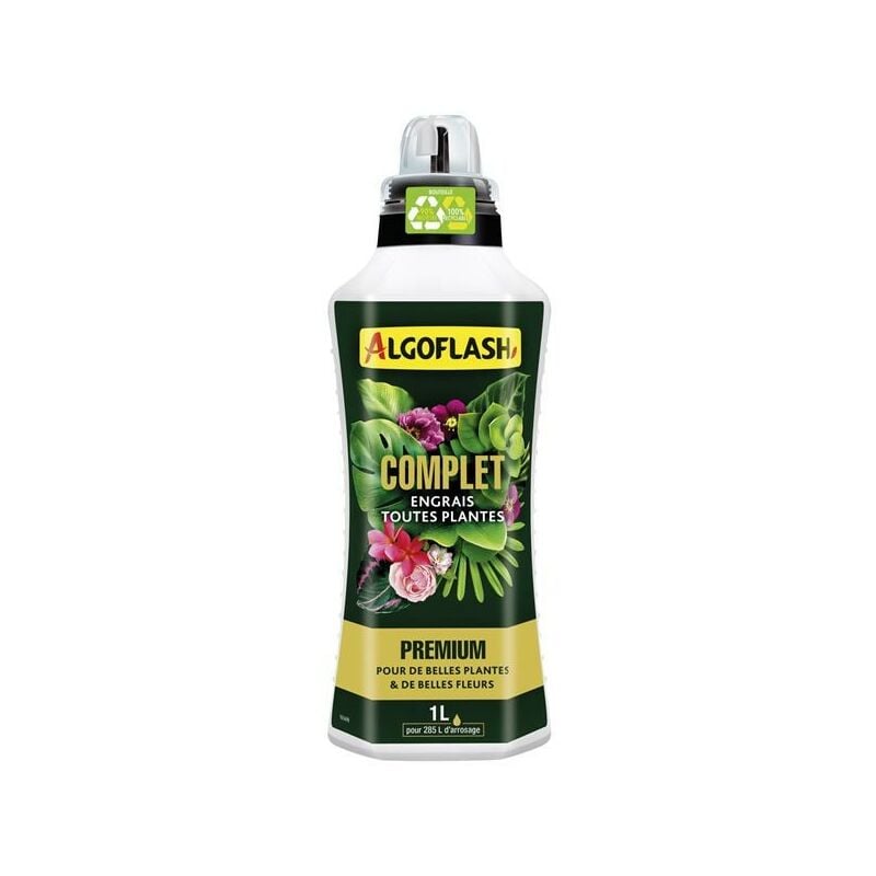 Algoflash - Engrais complet toutes plantes liquide 1l