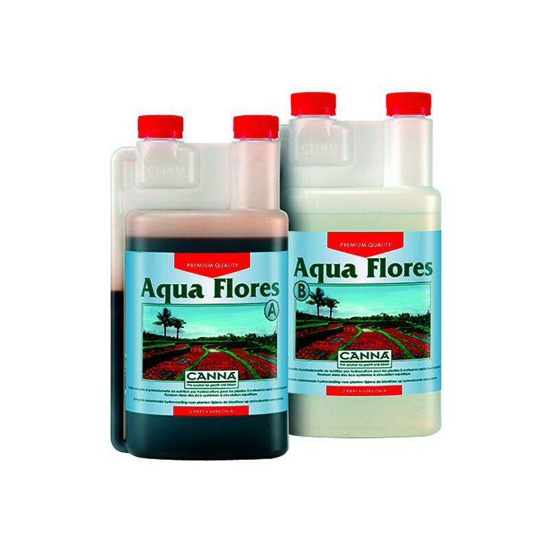 Canna - Engrais de floraison - Aqua Flores 2 x 1 l hydroculture