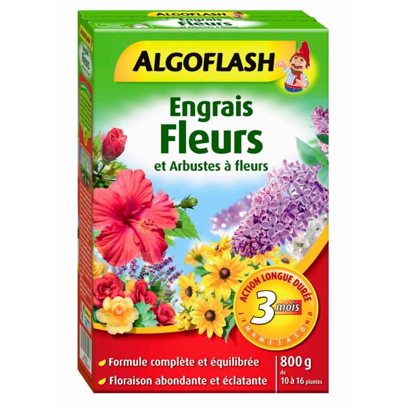 Algoflash - Engrais fleurs/arbustes action prolongée
