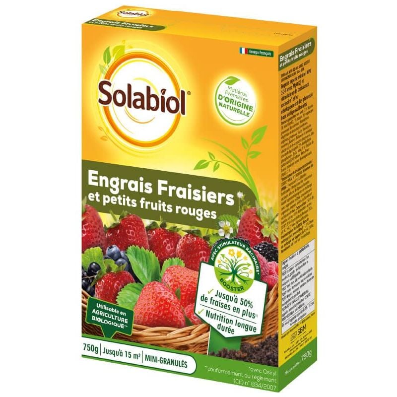 Engrais fraisiers et petits fruits - 750g