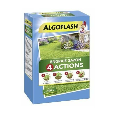 Engrais Gazon 4 actions 4KG