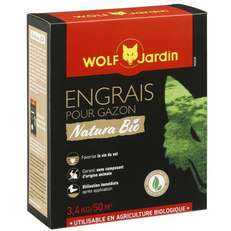 Engrais gazon naturel Wolf NGA50