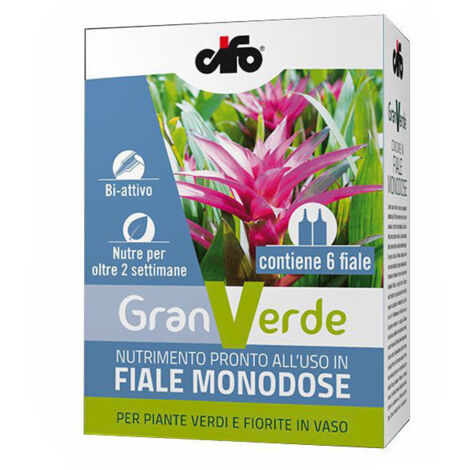 Engrais Goccia Goccia Plantes Vertes Ml 40 Pz 6 Cifo