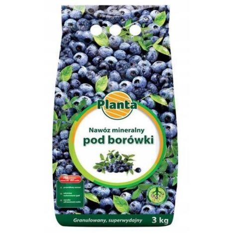 Engrais granulaire acidifiant pour myrtilles 3 kg