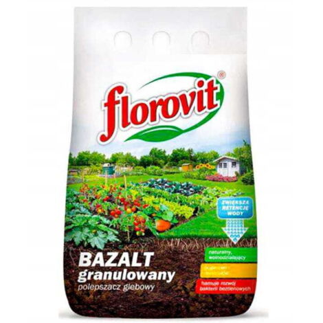 Engrais granulé Florovit à base de farine de basalte, 5 kg
