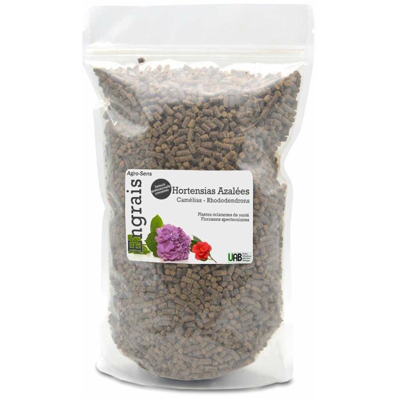 Engrais hortensias, azalées, camélias, rhododendrons. - Sachet 1 kg