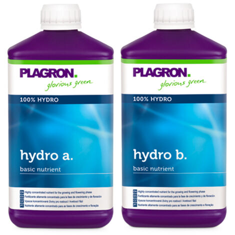 Plagron - HYDRO A&B 1L , engrais hydroponique croissance et floraison