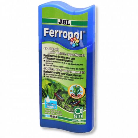 Engrais liquide pour plantes d'aquarium JBL Ferropol 250 ml