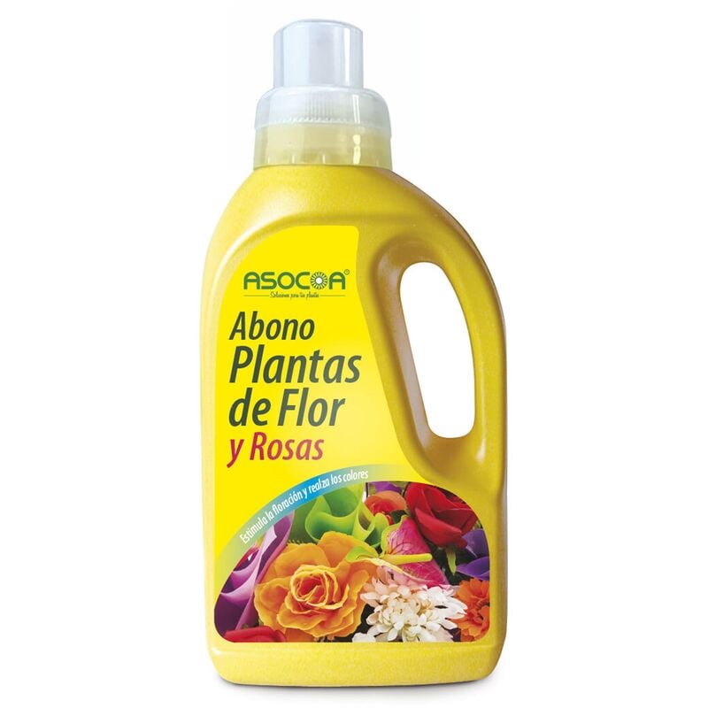 Asocoa - Engrais liquide pour roses et plantes à fleurs 1 litre
