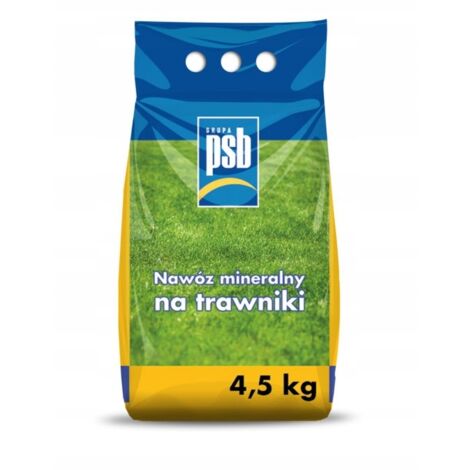 Engrais minéral granulé pour gazon de printemps 4,5 kg