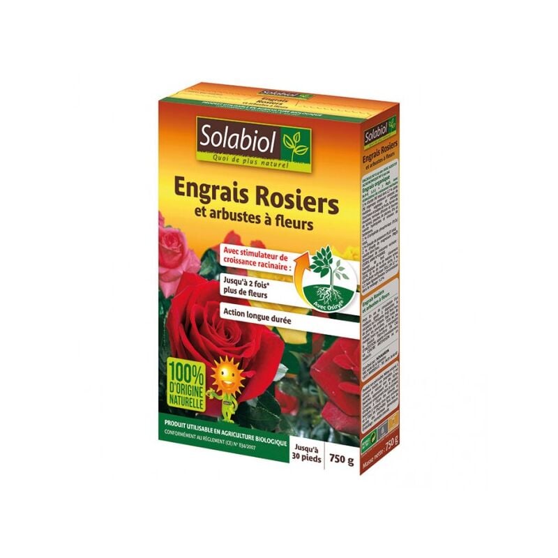 Solabiol - Engrais rosiers et fleurs 750g /nc