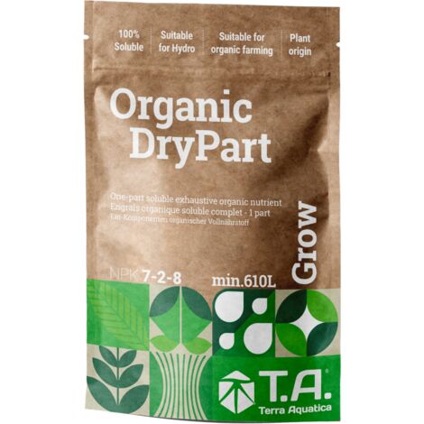Engrais Organic Drypart grow - 800gr - Terra aquatica