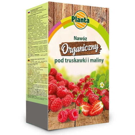 Engrais organique pour fraises et framboises 1,8 kg. Sol fertile. Récolte abondante.