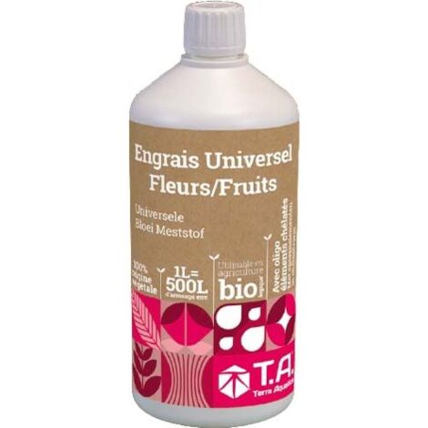 Engrais organo-minéral liquide universel Fleurs et fruits