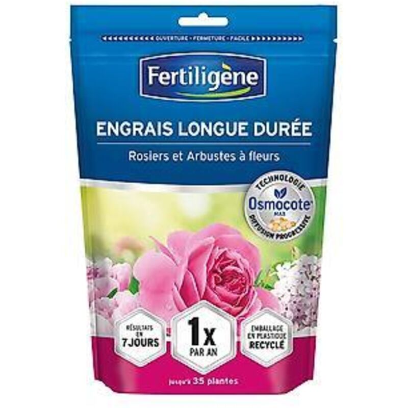 FERTILIGENE Engrais osmocote pour rosiers et arbustes &agrave; fleurs  750 g