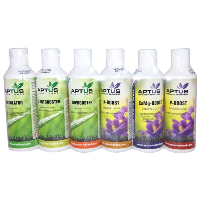 Aptus - indoor set pro 3x150ml et 3x100ml , pack engrais complet concentré