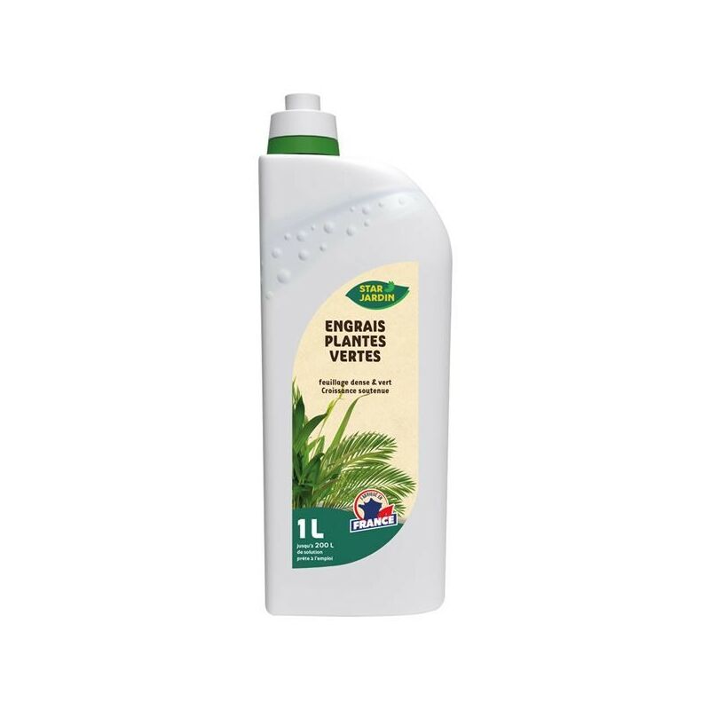 Star Jardin - Engrais liquide plantes vertes 4.5.7 doseur 1l