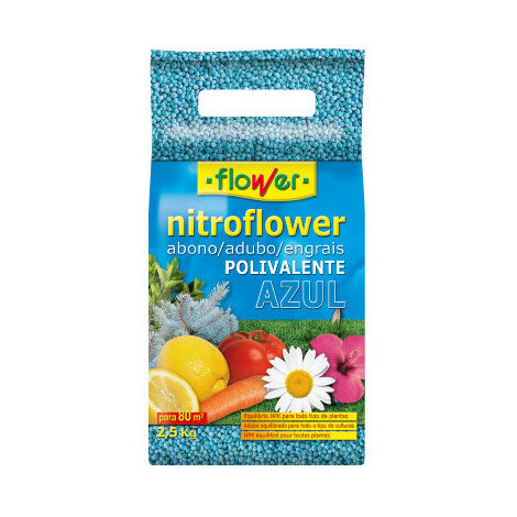 Engrais multi-usages bleu Nitroflower 750 Gr | Flower
