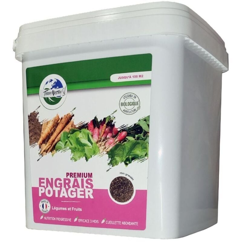 Terra Nostra - Engrais Potager - Premium - Prêt à l'emploi - 5 kg