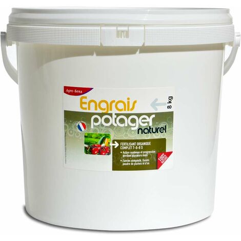 Engrais potager professionnel tous légumes UAB - Seau 8 kg