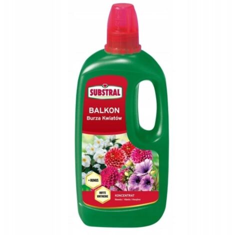 Engrais pour fleurs de balcon avec humus 1 l