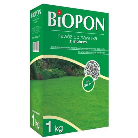 ENGRAIS POUR PELOUSE AVEC MOUSSE 1 KG - BR BIO-1049