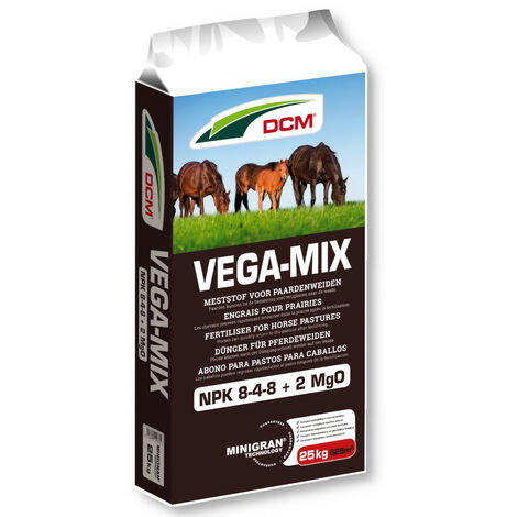 Engrais pour prairies à chevaux Cuxin DCM Vega Mix 25 kg engrais de prairie engrais de pâturage engrais d’herbe