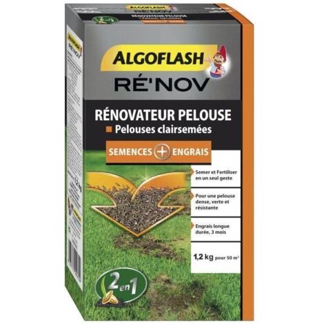 Engrais rénovateur pelouse 2 en 1 - 1.2 kg