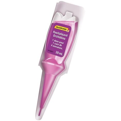 Engrais revitalisant pour orchidées 30ml – Favorise la croissance et la floraison – Monodose pratique pour soins ciblés – Algoflash
