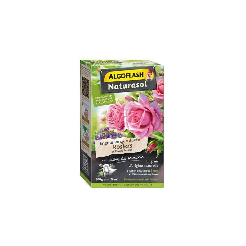 Algoflash - Engrais rosier et plantes fleuries