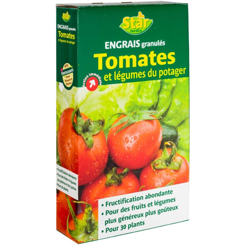 Star Jardin - Engrais tomates et légumes granulés 1kg