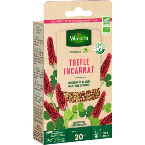 Engrais vert trèfle incarnat - BIO - Petit modèle Vilmorin