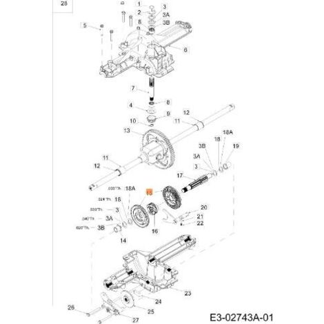 ENGRANAJE ORIGINAL EMAK C71704056
