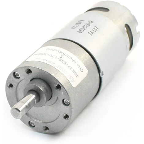 Engranaje reductor de par de alta velocidad JGB37-555 DC 12V 30RPM