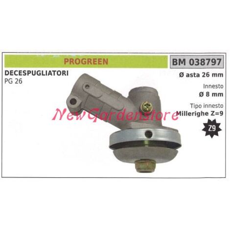 Engranajes desbrozadora PROGREEN PG 26 038797