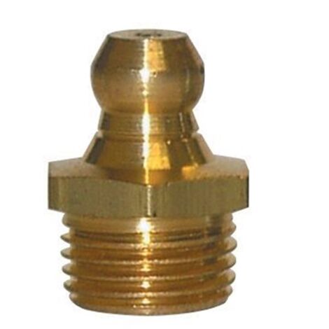 Engrasador hidráulico UMETA recto auto-roscante DIN 71412, acero R.8x1 L.15 Ø9