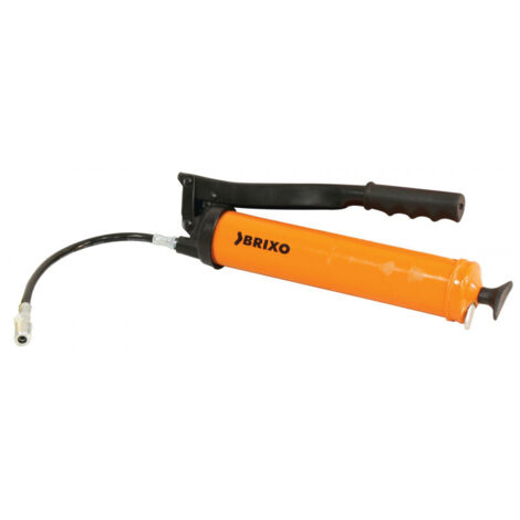Engrasador manual Brixo con flexible – Capacidad 500 ml – Cabezal hidráulico de 4 mordazas – Brixo