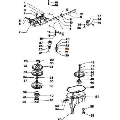 ENGRENAGE D'ORIGINE EMAK 028200067R