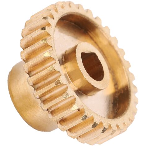 Engrenage droit en laiton 30 dents module 0.8 alésage 6mm pièces industrielles robotiques