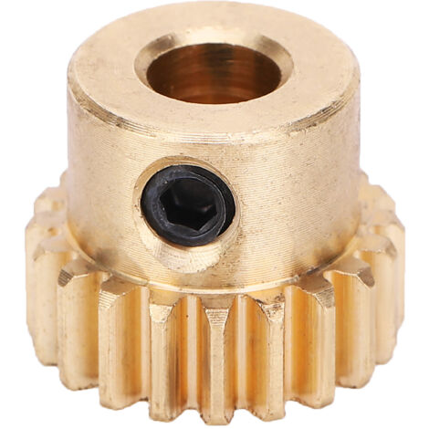 Engrenage en laiton 20 dents, trou rond 6mm, module 0.8, pièces pour robots industriels