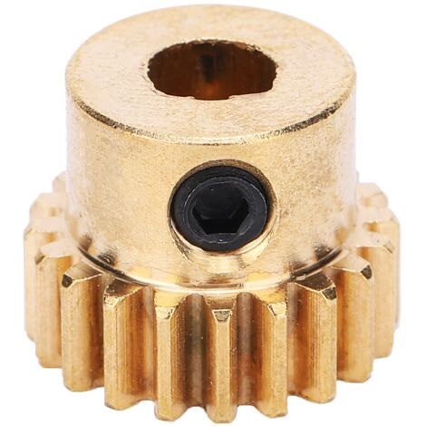 Engrenage en Laiton de Remplacement 20 Dents 6mm Alésage D 0.8 MOD pour Robot Industriel