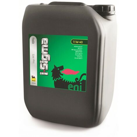 ENI 106450 - ACEITE MOTOR ENI I-SIGMA TOP MS 15W40, 20 LITROS