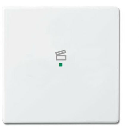 Enjoliveur 1 Touche 1 Led 1 Picto Scénario Futur Linear Blanc Studio 2CKA006220A0148 ABB BJE518186