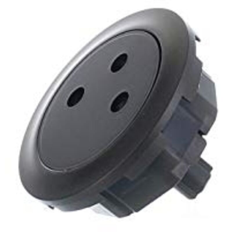 Legrand - Enjoliveur Céliane pour prise de courant 2P+T Surface à voyant finition graphite (067915)