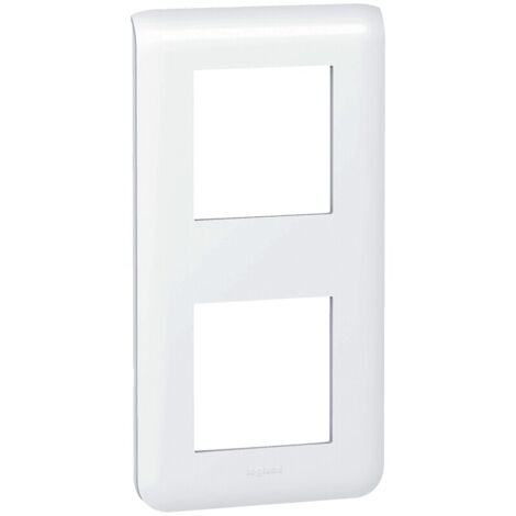 enjoliveur - 5 modules - vertical - blanc - legrand mosaic 078825l