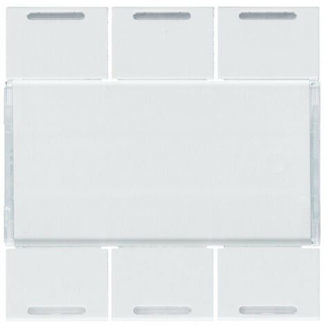 Enjoliveur 6 boutons poussoirs KNX gallery LED pure (WXE316B)