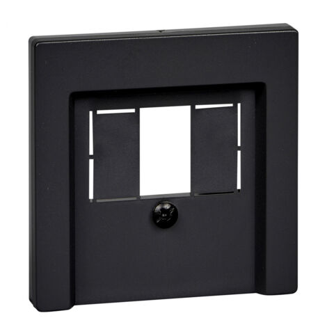 Enjoliveur anthracite M-Plan de prise HP avec ouverture rectangulaire Schneider