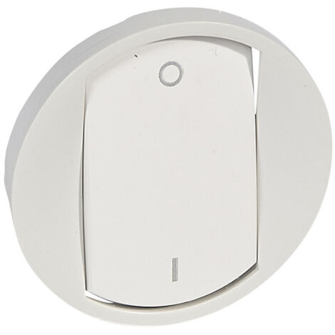 Enjoliveur Céliane doigt large pour interrupteur bipolaire Blanc LEGRAND 068021