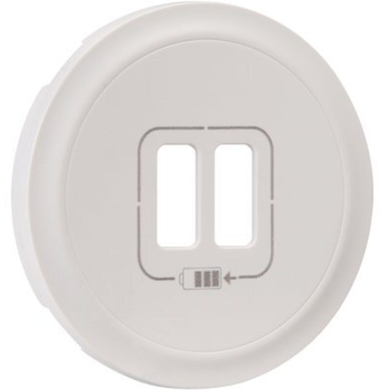 Céliane enjoliveur prise usb double blanc - 068256 - Legrand
