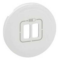 Enjoliveur Céliane pour chargeur double USB - Type A - Blanc - Legrand